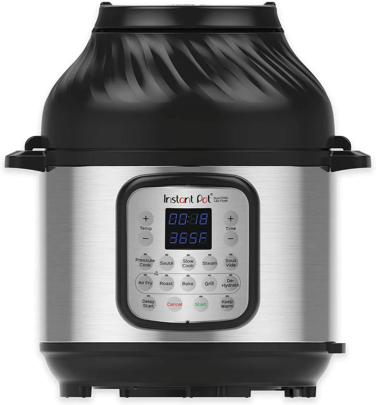 Pentola e padella, 8 L, 11 programmi, vapore, Instant Pot DUO CRISP + Air Fryer 8L multicooker