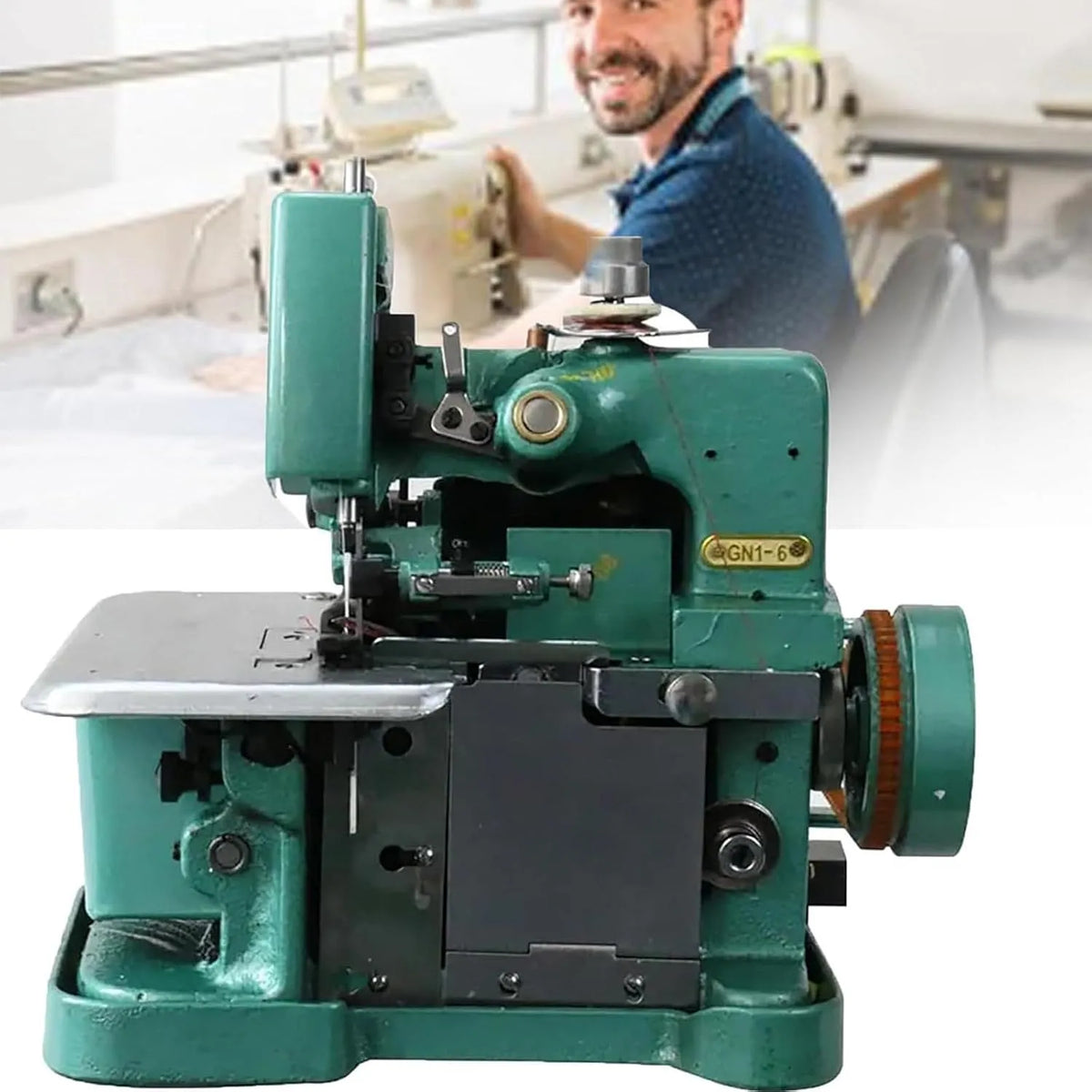 Macchina per Orlare, Macchina da Cucire, Macchina da Ricamo, macchina per cucito elettrica, ricamatrice elettrica, per Orlare con capacità 3 Punti