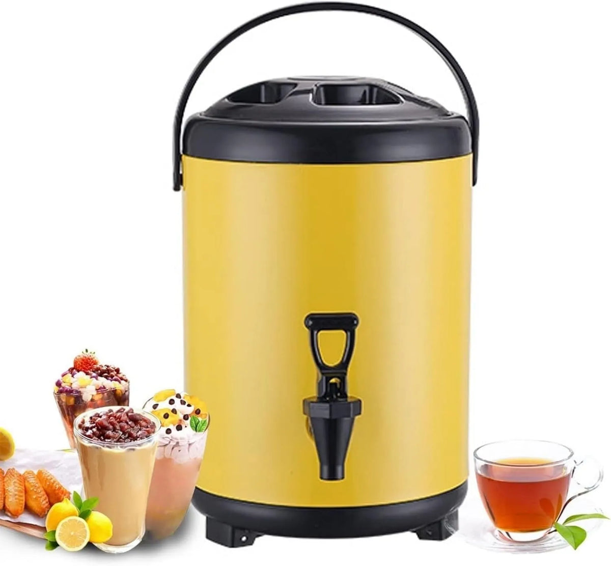 Rubinetto da cucina, 6 L, portatile, ristorazione, acciaio inox, maniglia portatile, 10 l, 12 l