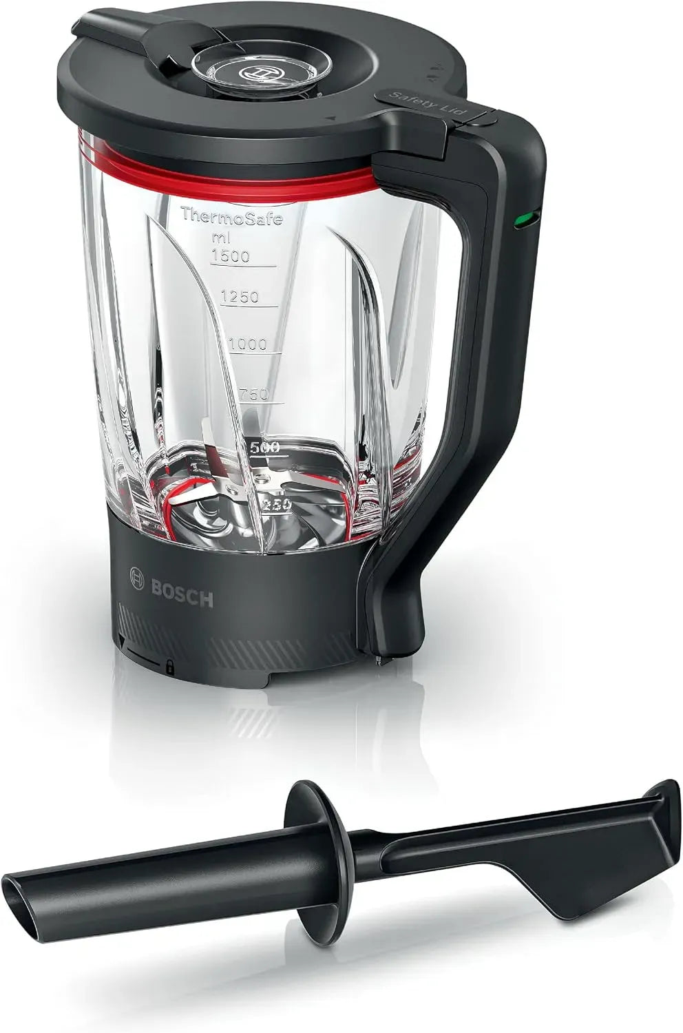 Bosch MUZS6MX Frullatore, 1,5 L, mixer da cucina, vetro, Accessorio Frullatore per Planetaria