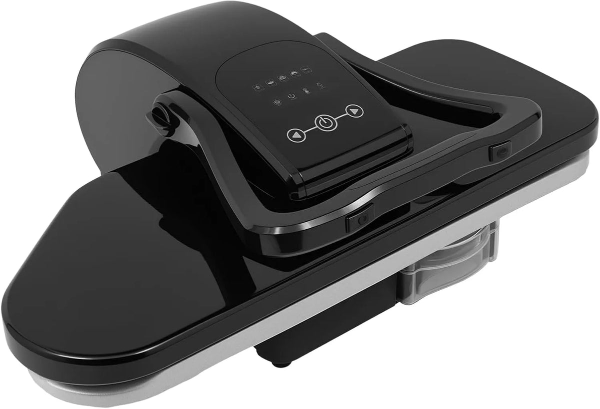 Pressa, 66 cm, 2200 W, 5 programmi, touch, vapore, professionale, nero, per camicie