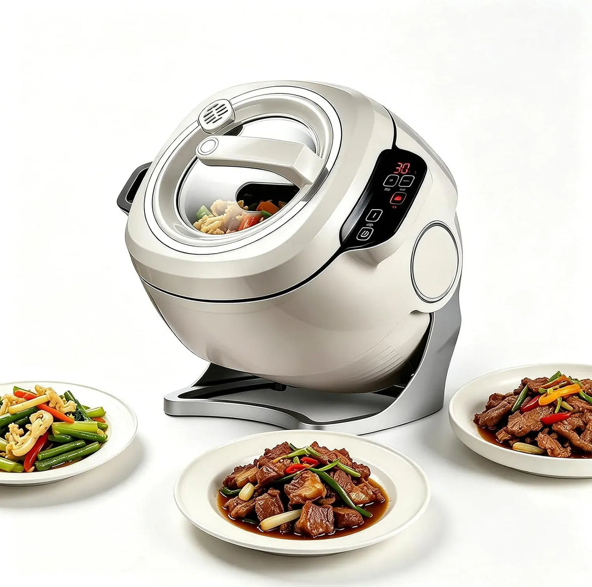 Pentola e padella, touch, utensile da cucina, Mescolatore Automatico per Pentole