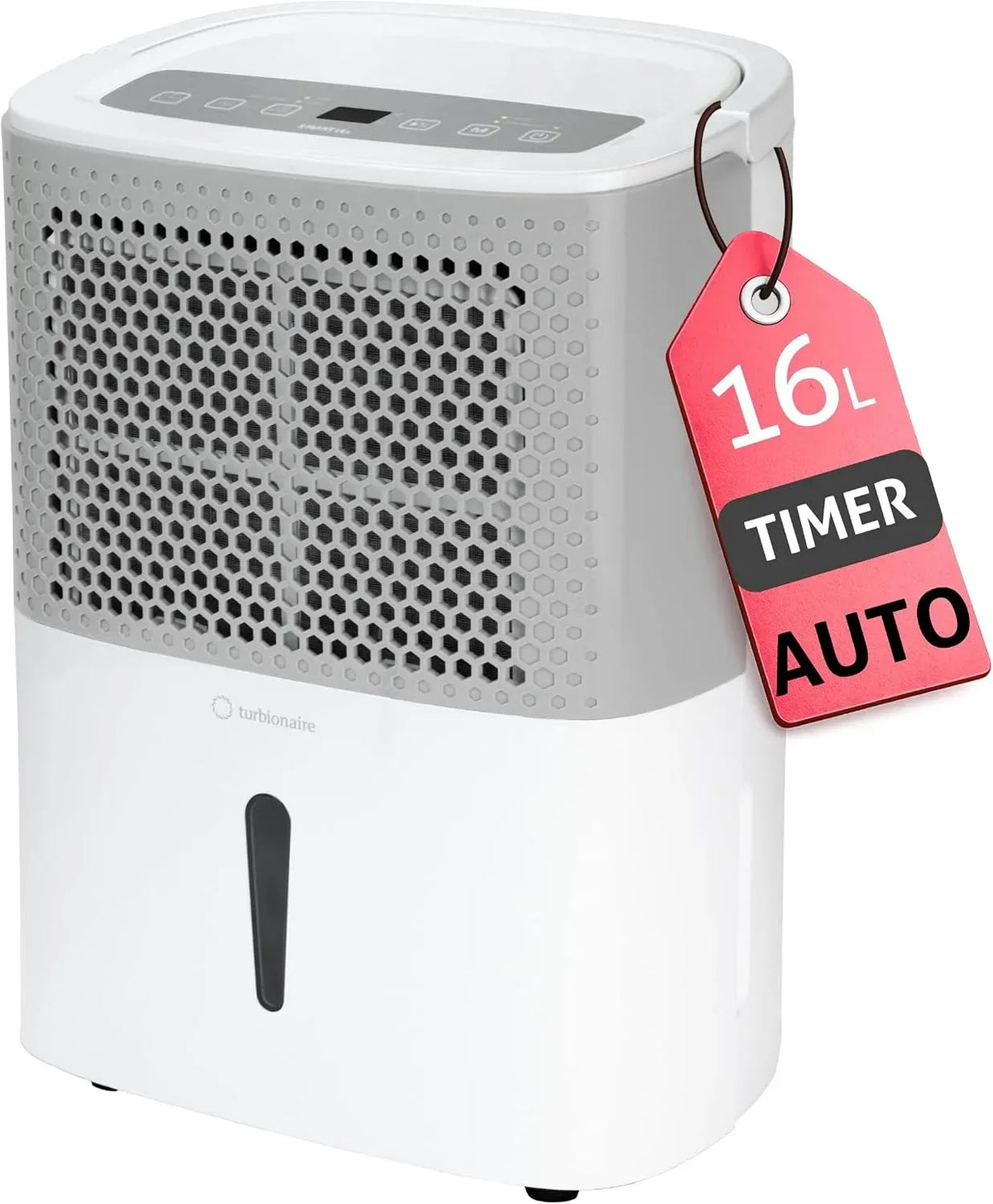 Deumidificatore 16M 16/24h, portatile, ruote di trasporto, timer, Adatto fino a 32㎡, LED