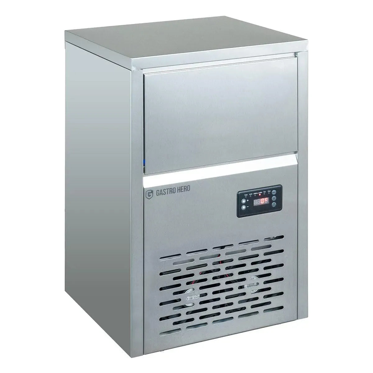 ECO 40 kg/24h Macchina per ghiaccio, Macchina per cubetti, Contenitore, acciaio inox, per cubetti di ghiaccio ECO 40 kg Macchina per ghiaccio