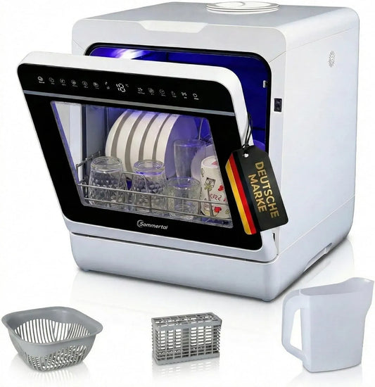 Lavastoviglie SP9, macchina lavapiatti, Sommertal Dual Mini lavastoviglie