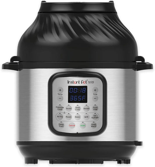 Pentola e padella, 8 L, 11 programmi, vapore, Instant Pot DUO CRISP + Air Fryer 8L multicooker