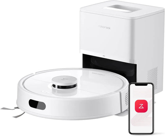 Robot aspirapolvere, aspirapolvere robot, Stazione, roborock Q7 L5+ Robot Aspirapolvere con Stazione Svuotamento Automatico