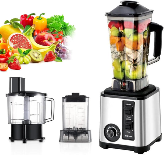 Robot da cucina, 2000 W, professionale, Frullatore 3 In 1