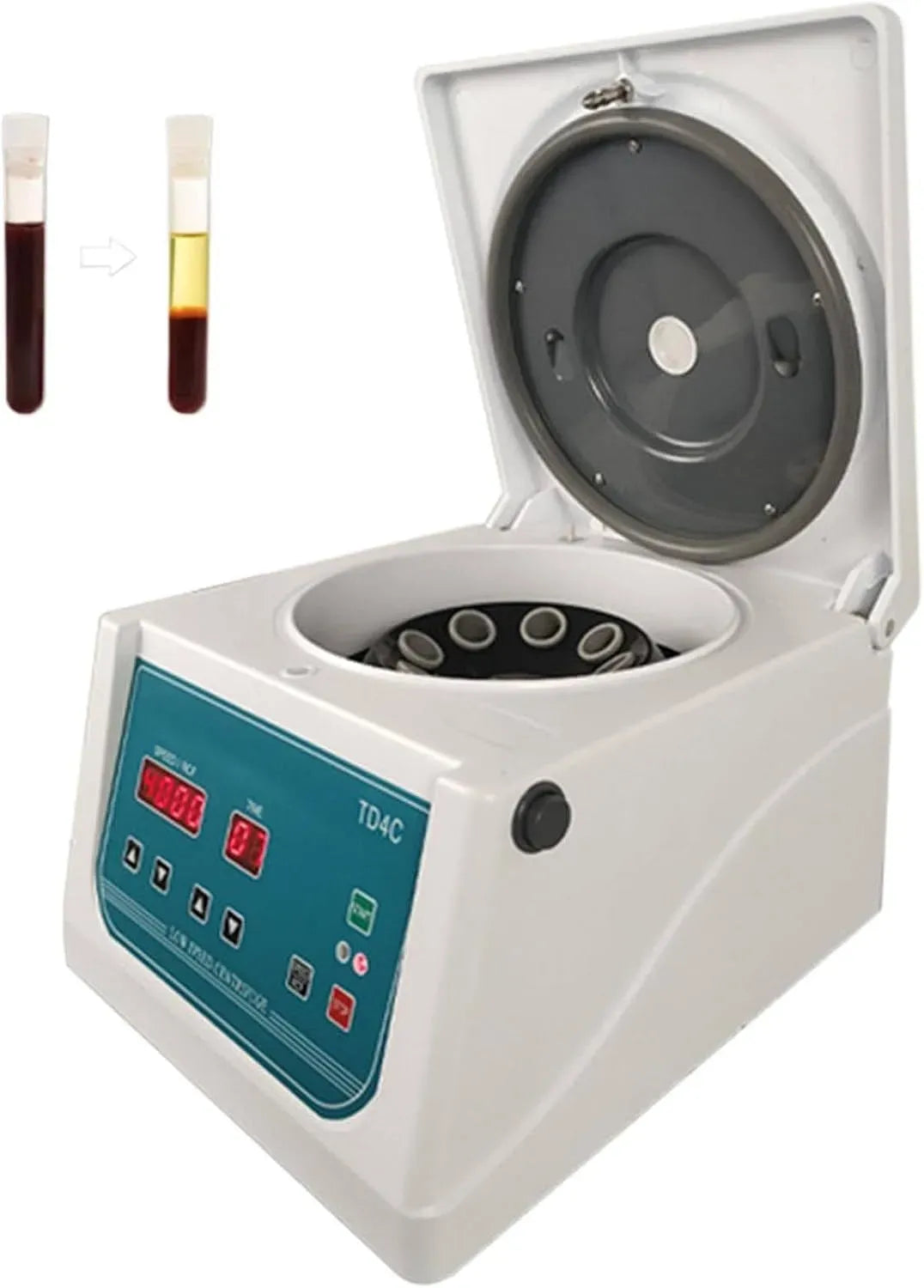 Centrifuga E 15, professionale, Rotor a 8 Posti p r Prov tt Da 10 Ml Ml, V locità 0-4000 Giri/Min