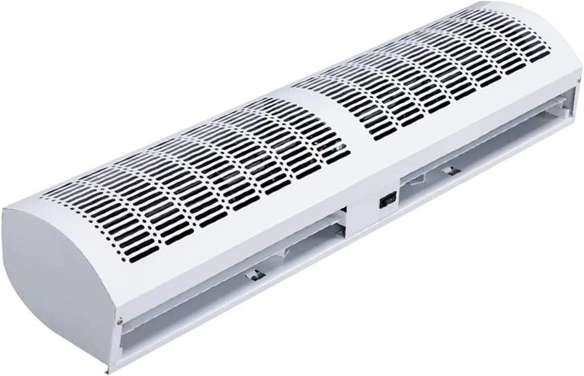Vento Uniforme, Barriera d'Aria, Size : 90cm, Barriera d'Aria Commerciale a Basso Rumore Facile da installare, Bianco Barriera d'Aria per Porte
