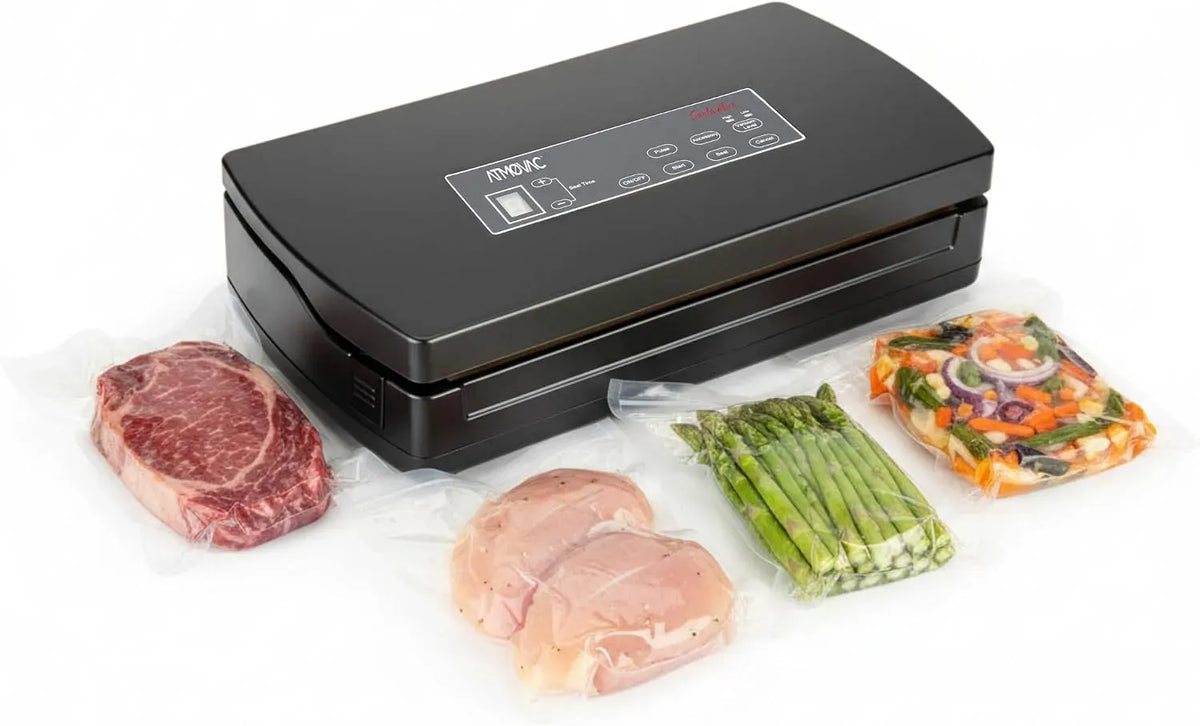 macchina per sottovuoto alimentare, acciaio inox, per la conservazione degli alimenti, SANTA
