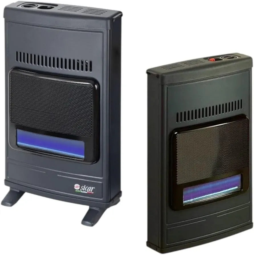 Stufa Riscaldamento a Gas metano Doppia Funzione da Parete e da appoggio a Terra 4100 Watt Eco 45
