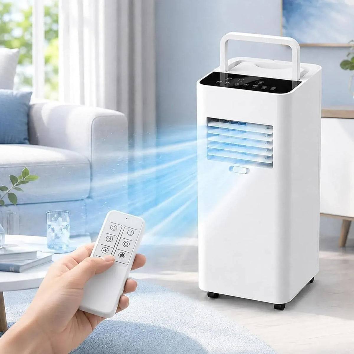 Condizionatore, classe energetica E, portatile, timer, Timer 15 Ore