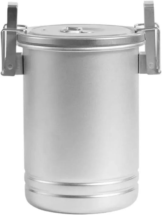 compatibile for bollire la zuppa e cuocere al vapore il riso, Utensile da cucina integrato in acciaio inossidabile for escursionismo campeggio 1800 ml