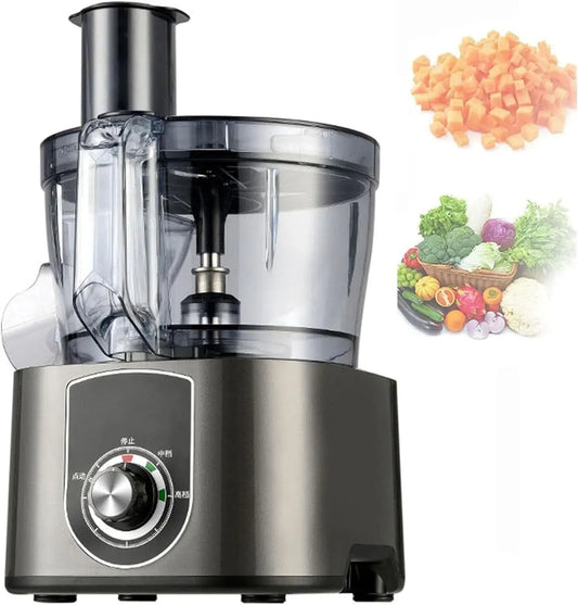 Tagliaverdure Elettrico dotato di Stampi per Cubetti Taglia-cipolle Elettrico, Taglia-cipolle Elettrico capacità 5000 ml Taglia-Frutta e Verdura