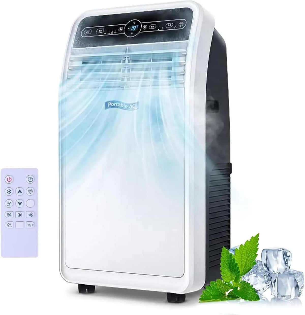 Condizionatore 12000BTU, 300 m³/h, portatile, Flusso Aria 300m³/h