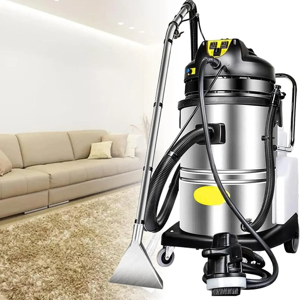 Aspirapolvere, 40 L, professionale, pulitore per tappezzeria per tappeti, Macchina Professionale per la Pulizia dei tappeti