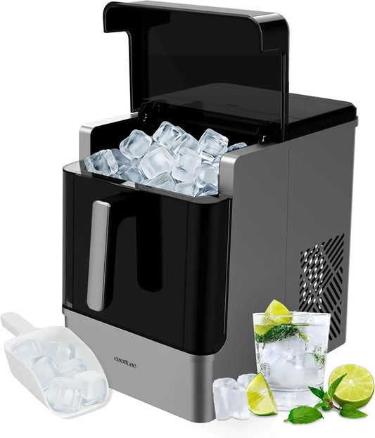 Cecotec 23kg/24h Macchina per Fabbricare, 2 L, 23 kg, 1,8 kg, ampio serbatoio, per Fabbricare Ghiaccio Chillin' Ice 2300. 23kg/24h