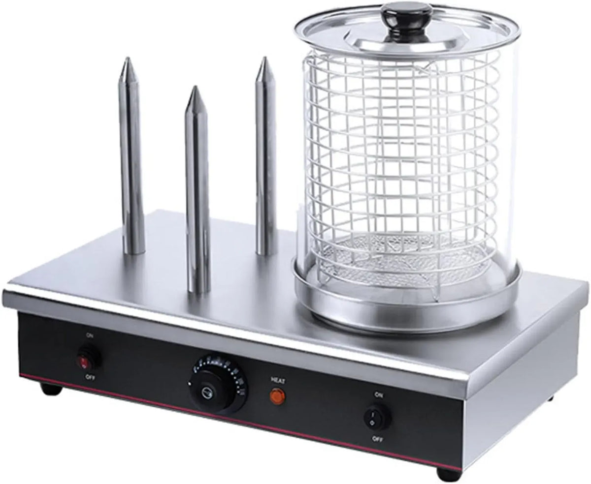 Macchina per Hot, 700 W, professionale, negozi, acciaio inox, per Hot Dog di Hot Dog Commerciale