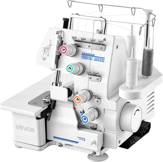 VEVOR Macchina da Tagliacuci, 112 W, 6,5 mm, bianco