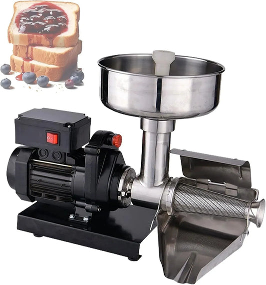 Macchina per Salse, pressa, 450 W, professionale, acciaio inox, per pomodori