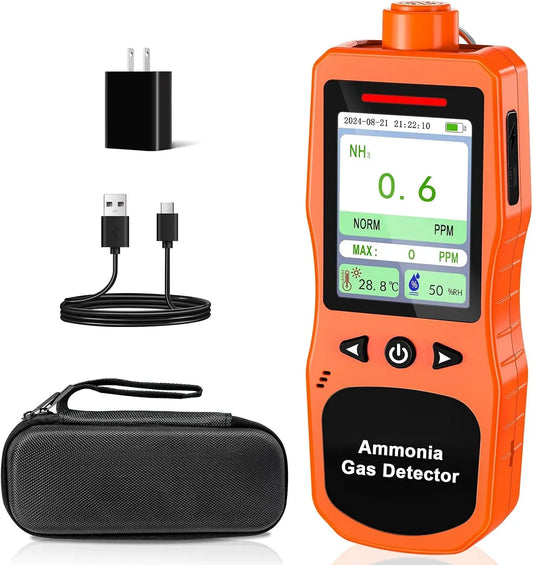 Monitor 0-200PPM NH3, portatile, Rilevatore di Gas Ammoniaca Portatile