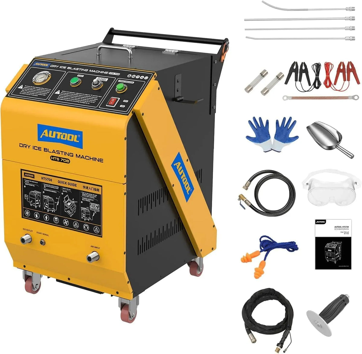 pulitore, industriale, AUTOOL, applica, automobilistica