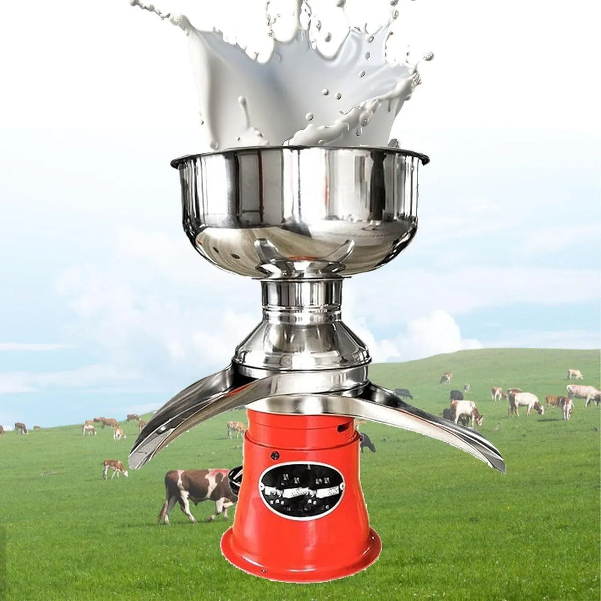 Centrifuga, 5 L, professionale, spremiagrumi ed estrattore, Separatore di Latte Elettrico