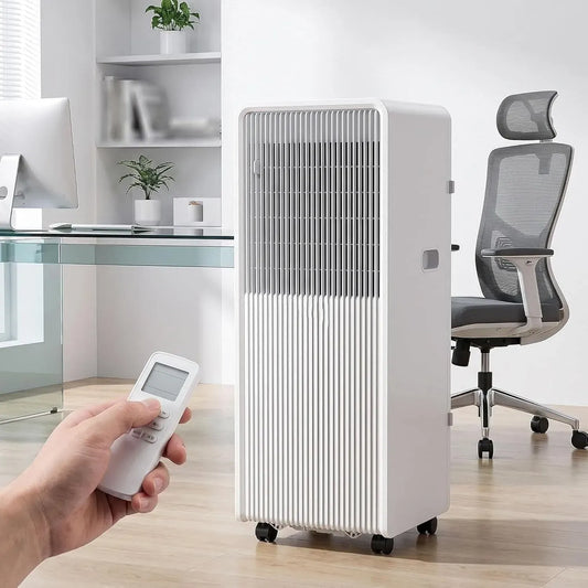 Condizionatore, portatile, timer, Climatizzatore Smart con 4 modalità, 10000 Btu, Timer Programmabile