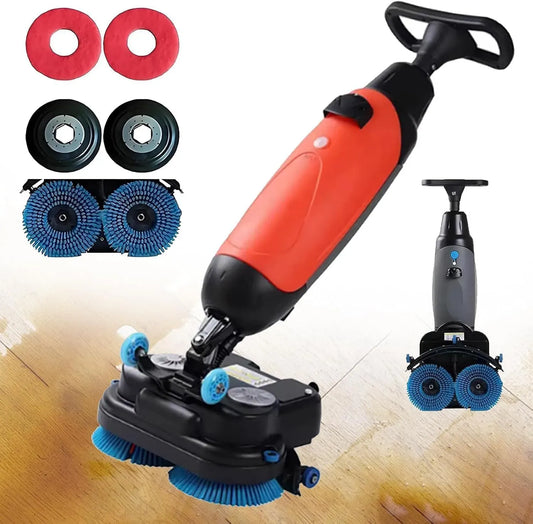lucidatrice, lavapavimenti elettrico, lucidatrice elettrica, 43 cm, professionale, rosso, per Pavimenti sigillati di casa