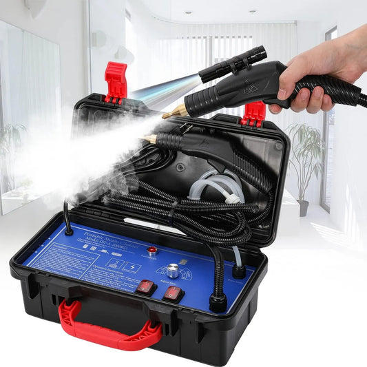 Pulitore a vapore, 1700 W, 220 V, portatile, ampio serbatoio
