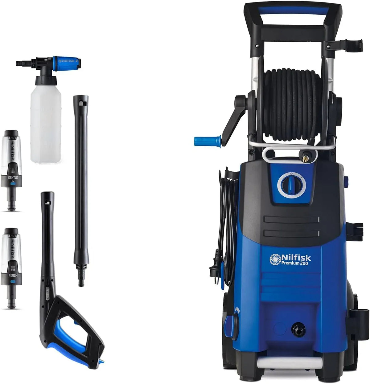 Idropulitrice, 3300 W, pulitrice ad alta pressione, 200 Bar, Idropulitrice Nilfisk Premium 200 Bar