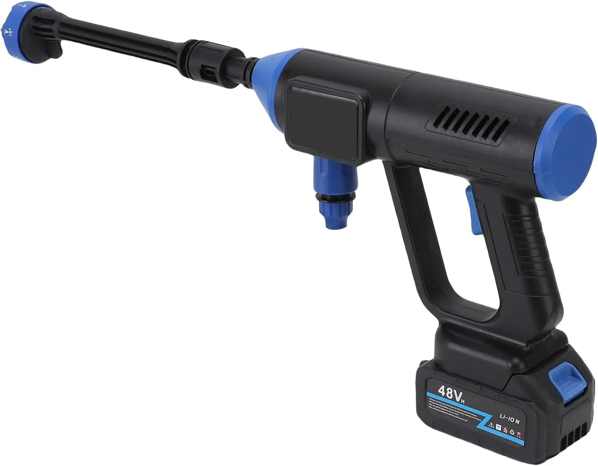 Idropulitrice, 280 W, FTVOGUE, portatile, da 35 Bar per Pavimento Auto, Tubo da 10 M, 2 Batterie Ricaricabili