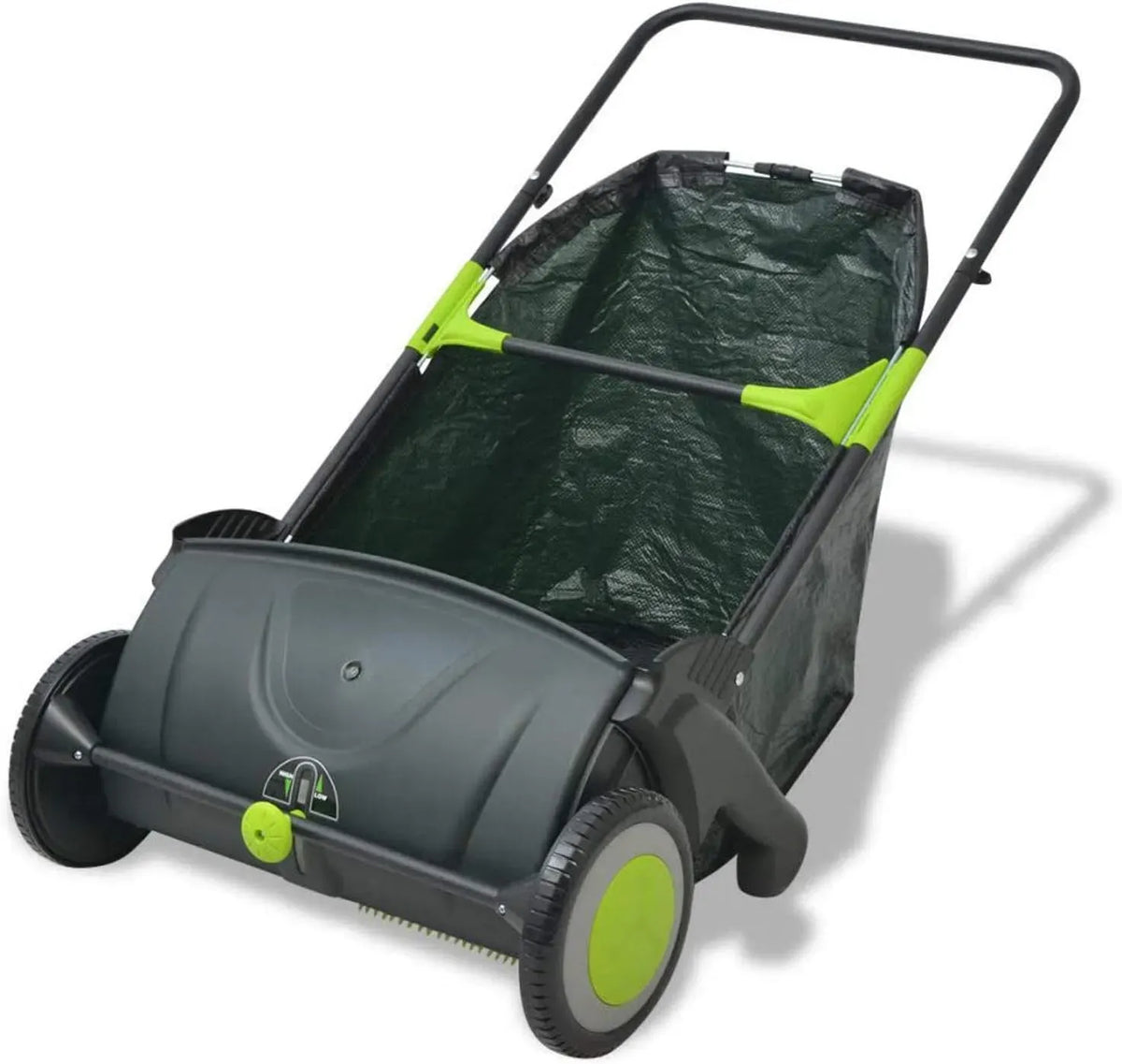 elettrica-142355 Attrezzatura motorizzata per Esterni, Spazzatrice, per Prato e Giardino, Spazza Erba 103 L
