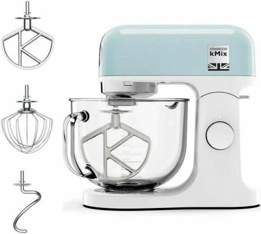 Kenwood KMX745APB Accessorio per elettrodomestico, 5 L, acciaio inox, kMix Impastatrice Planetaria con ciotola in vetro da 5L