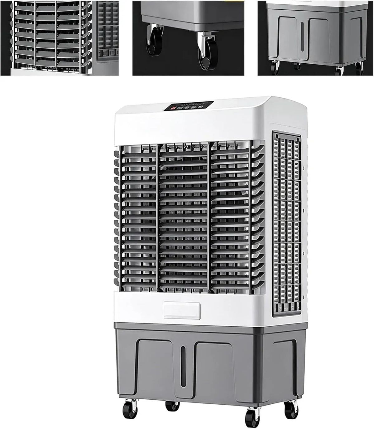 Ventilatore, 30 L, ventola per circolazione dell'aria, Raffrescatore D'Aria 30L Ventilatore Raffreddamento Tre Lati