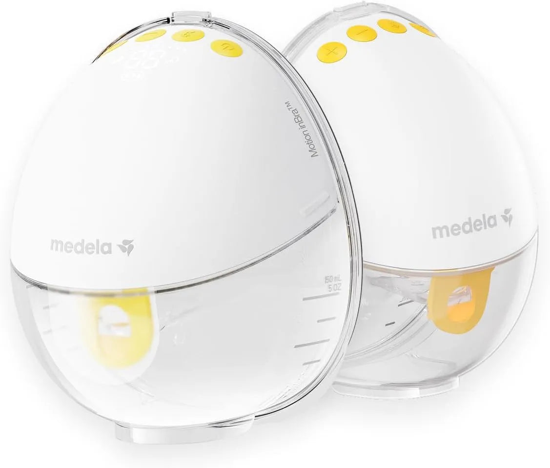 Tiralatte, pompa per latte materno, tiralatte elettrico, Medela Motion InBra Tiralatte elettrico indossabile + Borsa per la Conservazione
