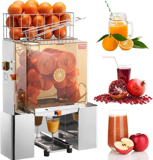 estrattore di succo e spremiagrumi, copertura, filtro, 120 W, professionale, acciaio inox