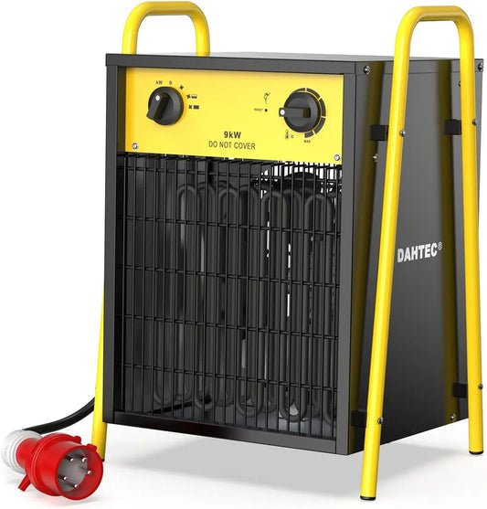 Ventilatore, 9000 W, industriale, ventola per circolazione dell'aria, Radiatore Elettrico