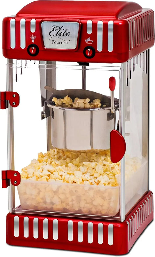 Macchina per popcorn, tavolo, 70,9 g, rosso, per popcorn da tavolo EPM-250#