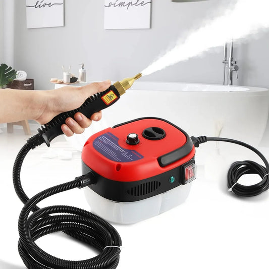 Pulitore a vapore, 2500 W, 220 V, macchina per pulizia a vapore, Moongiantgo Pulitore a Vapore ad Alta Temperatura＆Alta Pressione 220V 2500W