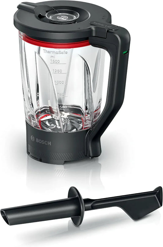 Bosch MUZS6MX Frullatore, 1,5 L, mixer da cucina, vetro, Accessorio Frullatore per Planetaria