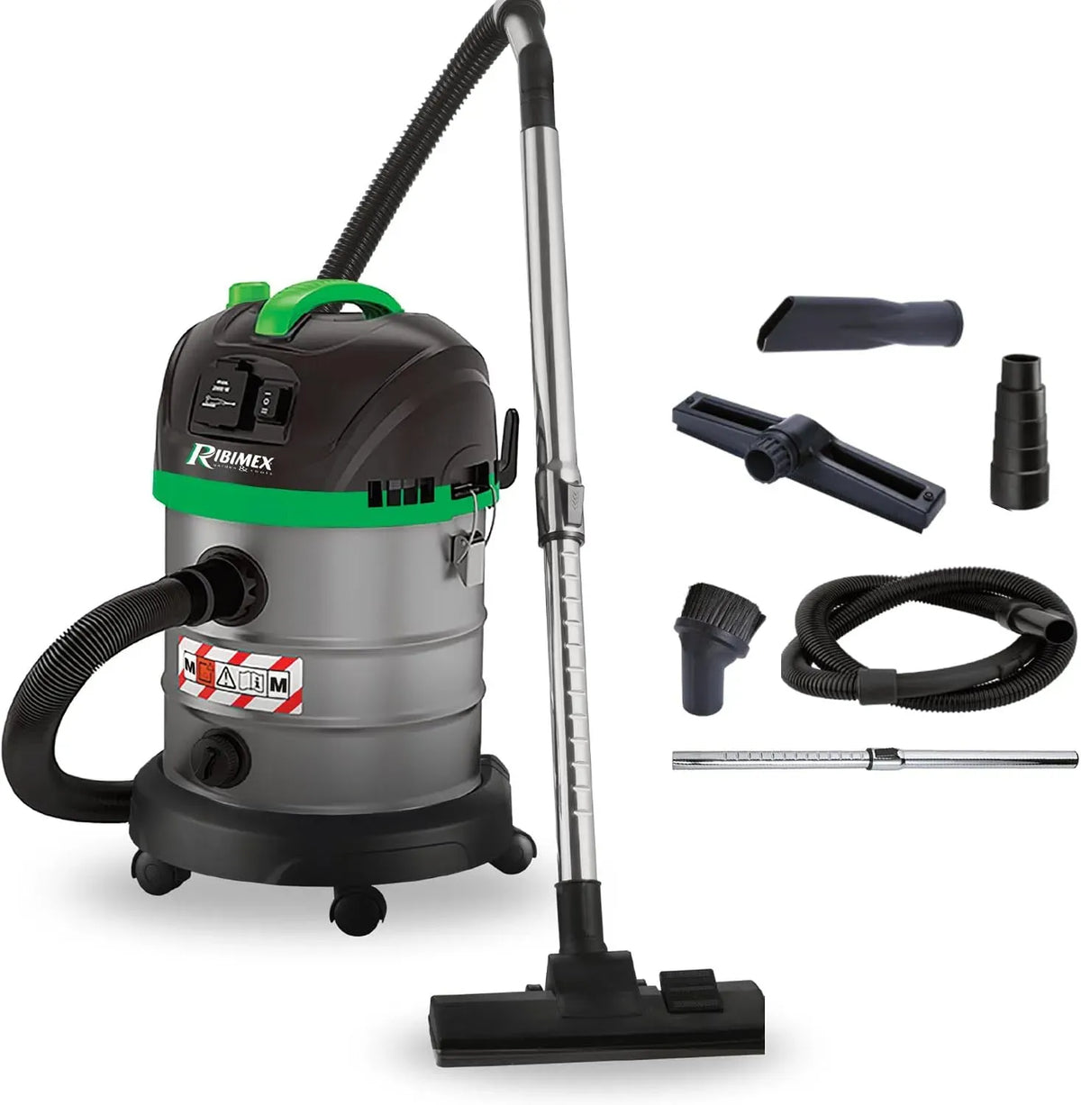 Accessorio per elettrodomestico PRASP20M, 20 L, 1400 W, classe energetica E, professionale, Bidone Aspiratutto Professionale 20 L
