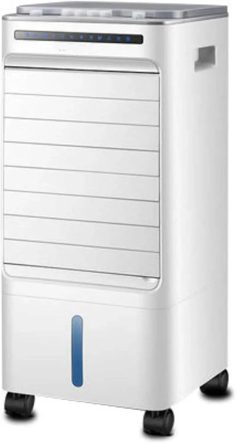 Condizionatore, 5 L, portatile, 3 velocità, oscillazione, Oscillazione Automatica a 60°, unità di Raffreddamento da 5 Litri con Telecomando