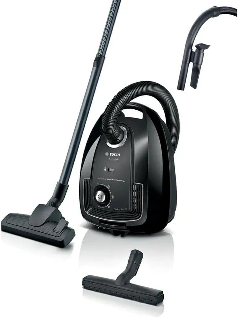 Bosch BGL38BA2H Aspirapolvere, 850 W, nero, aspiratore elettrico domestico, Grande Capacità