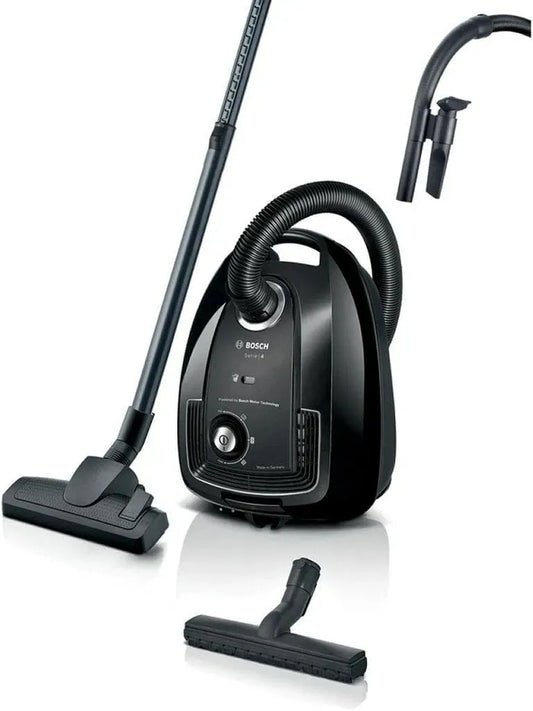 Bosch BGL38BA2H Aspirapolvere, 850 W, nero, aspiratore elettrico domestico, Grande Capacità