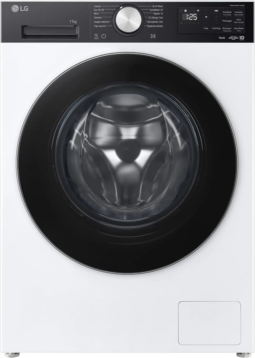 LG F4NX5011TKC Lavatrice, 11 kg, classe energetica A