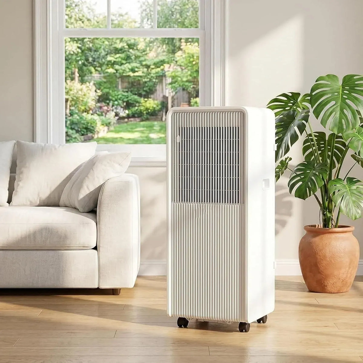 Condizionatore 4-in-1, portatile, Raffreddamento Silenzioso per Stanza 450 sq ft, 10000 Btu
