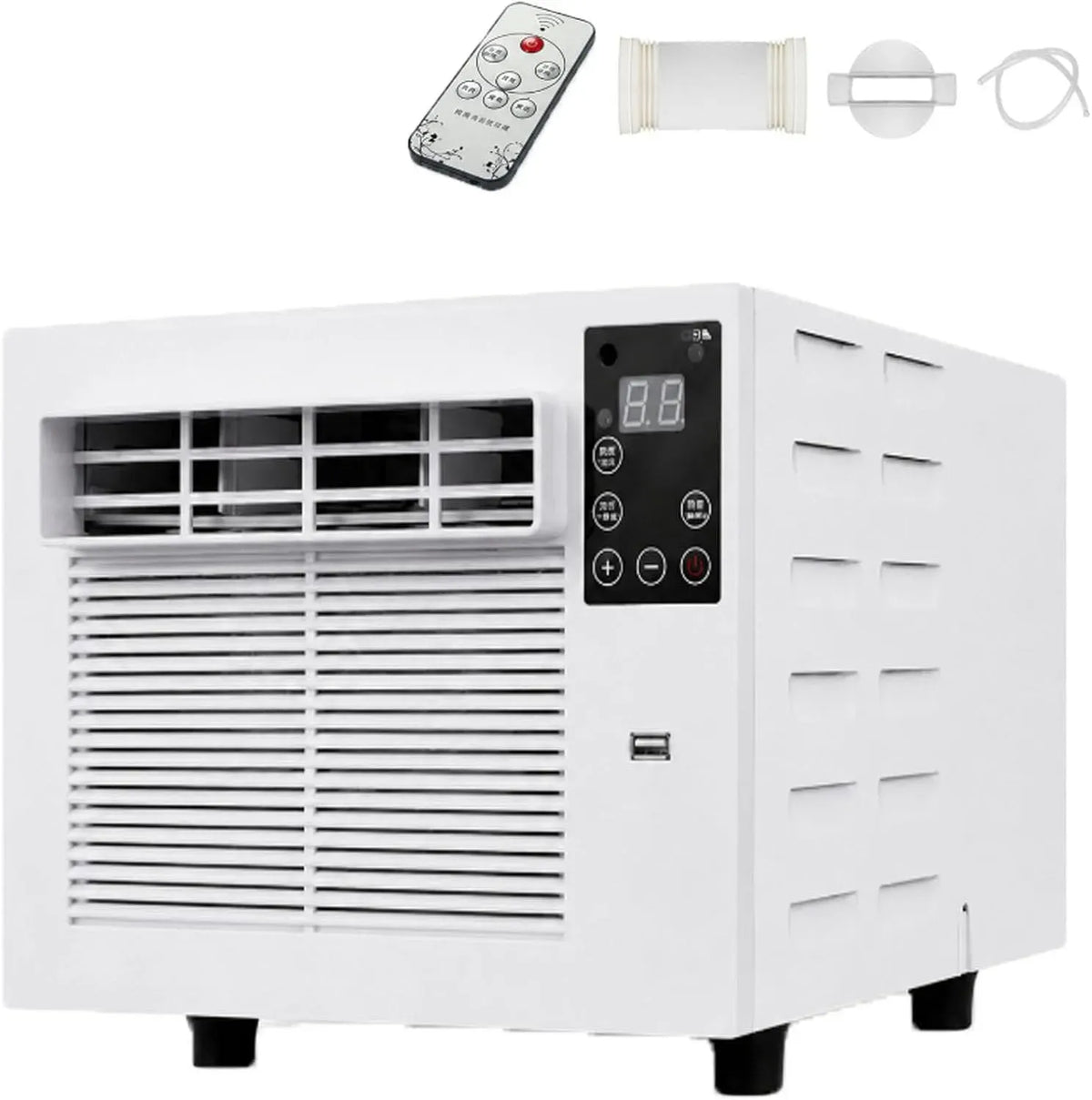 Condizionatore, 280 W, portatile, timer, Camper E Furgoni Camperizzati AC, Telecomando E Timer
