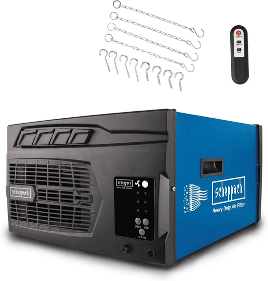 Scheppach HDA-14 Sistema di filtrazione dell'aria, 110W